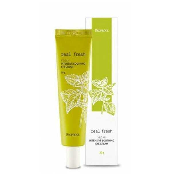 Крем для кожи вокруг глаз Deoproce Real Fresh Vegan Intensive Soothing
Крем для кожи вокруг глаз Deoproce Real Fresh Vegan Intensive Soothing