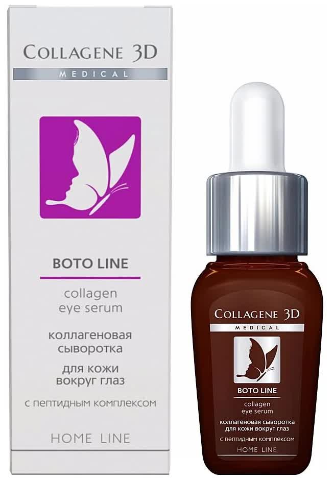 Сыворотка для глаз COLLAGENE 3D Boto-Line для коррекции мимических морщин 10 мл
Сыворотка для глаз COLLAGENE 3D Boto-Line для коррекции мимических морщин 10 мл