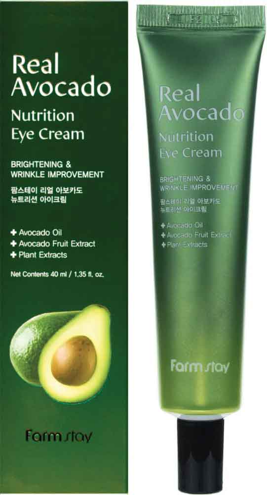 Питательный крем для области вокруг глаз FarmStay с экстрактом авокадо, 40мл
Питательный крем для области вокруг глаз FarmStay с экстрактом авокадо, 40мл