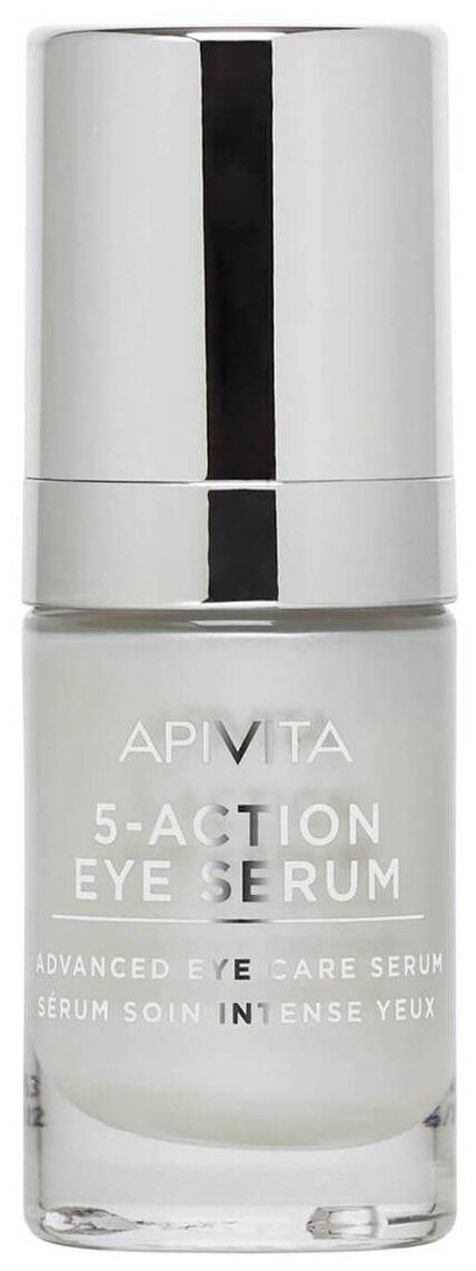 Сыворотка для кожи вокруг глаз 5 в 1 APIVITA, флакон-помпа, 15 мл
Сыворотка для кожи вокруг глаз 5 в 1 APIVITA, флакон-помпа, 15 мл
