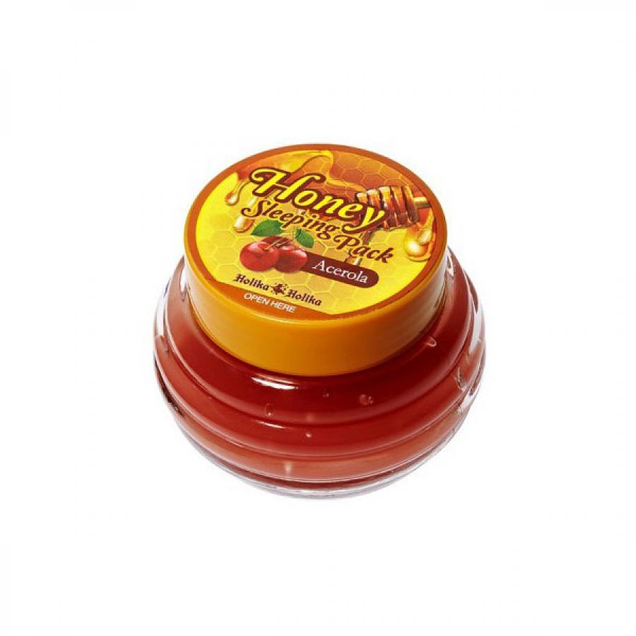 Ночная маска для лица медовая с барбадосской вишней Holika Holika Honey Sleeping Pack Acerola, 90 мл
Ночная маска для лица медовая с барбадосской вишней Holika Holika Honey Sleeping Pack Acerola, 90 мл