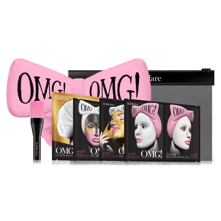 Набор SPA из 4 масок, кисти и нежно-розового банта Double Dare OMG
Набор SPA из 4 масок, кисти и нежно-розового банта Double Dare OMG