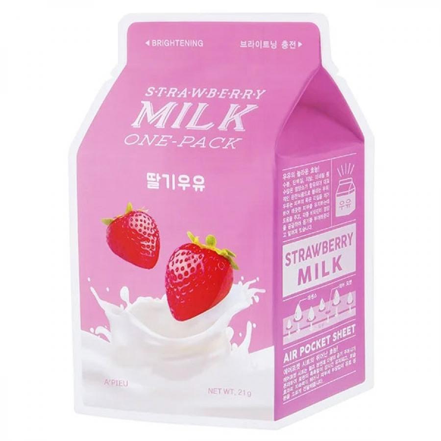 Осветляющая маска с экстрактом клубники A'PIEU Strawberry Milk One-Pack
Осветляющая маска с экстрактом клубники A'PIEU Strawberry Milk One-Pack