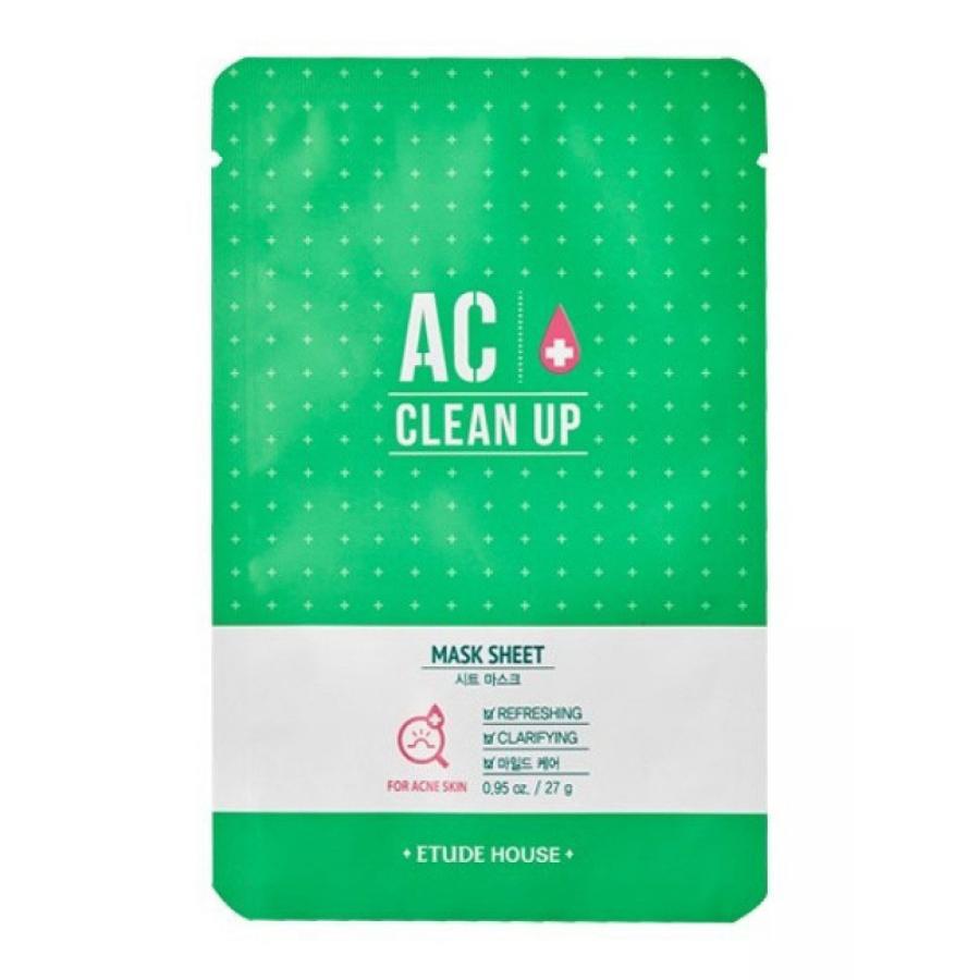 Очищающая маска для проблемной кожи Etude House AC Clean Up Mask Sheet
Очищающая маска для проблемной кожи Etude House AC Clean Up Mask Sheet