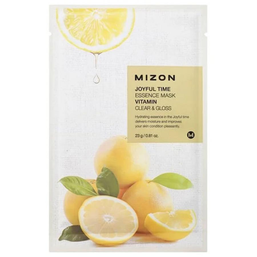 Тканевая маска для лица с витамином С Mizon Joyful Time Essence Mask Vitamin C
Тканевая маска для лица с витамином С Mizon Joyful Time Essence Mask Vitamin C