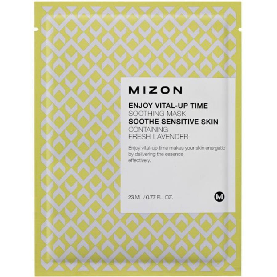 Успокаивающая тканевая маска для лица Mizon Enjoy Vital-Up Time Soothing Mask
Успокаивающая тканевая маска для лица Mizon Enjoy Vital-Up Time Soothing Mask