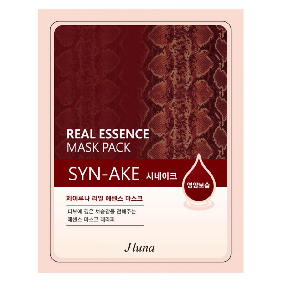 Тканевая маска со змеиным ядом JLuna Real Essence Mask Pack Syn-Ake, 25мл
Тканевая маска со змеиным ядом JLuna Real Essence Mask Pack Syn-Ake, 25мл