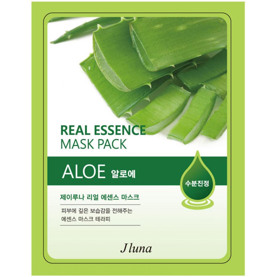Тканевая маска с алоэ JLuna Real Essence Mask Pack Aloe, 25мл
Тканевая маска с алоэ JLuna Real Essence Mask Pack Aloe, 25мл