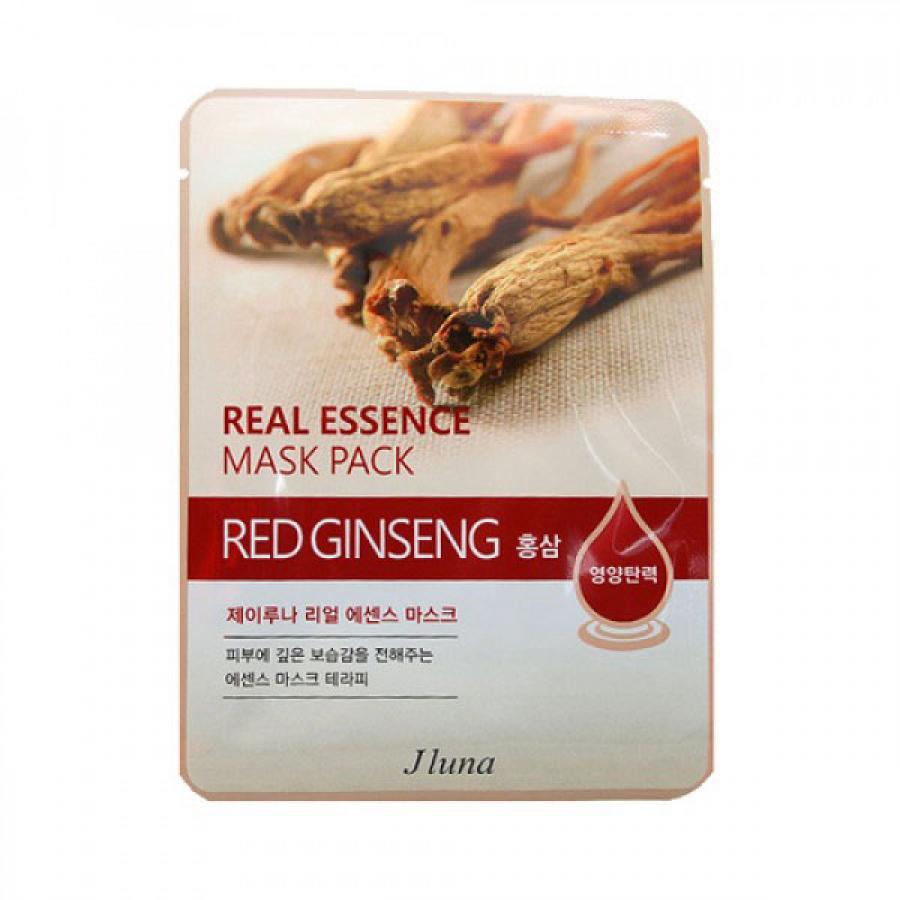 Тканевая маска с красным женьшенем JLuna Real Essence Mask Pack Red Ginseng, 25мл
Тканевая маска с красным женьшенем JLuna Real Essence Mask Pack Red Ginseng, 25мл