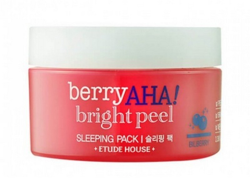 Ночная маска с АНА-кислотами Etude House Berry AHA Bright Peel Sleeping Pack
Ночная маска с АНА-кислотами Etude House Berry AHA Bright Peel Sleeping Pack