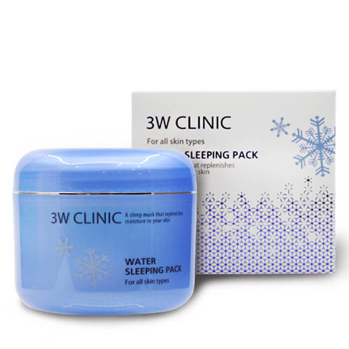 Маска для лица ночная увлажняющая 3W Clinic Water Sleeping Pack, 100 мл
Маска для лица ночная увлажняющая 3W Clinic Water Sleeping Pack, 100 мл