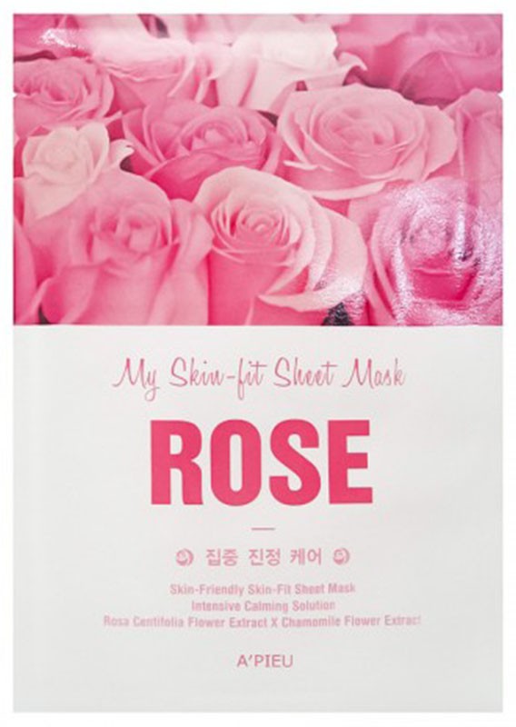 Тканевая для лица с экстрактом розы A'PIEU My Skin-Fit Sheet Mask Rose
Тканевая для лица с экстрактом розы A'PIEU My Skin-Fit Sheet Mask Rose