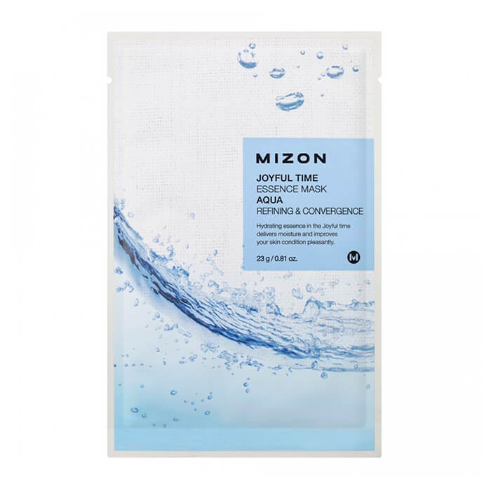 Тканевая маска для лица с морской водой Mizon Joyful Time Essence Mask Aqua
Тканевая маска для лица с морской водой Mizon Joyful Time Essence Mask Aqua