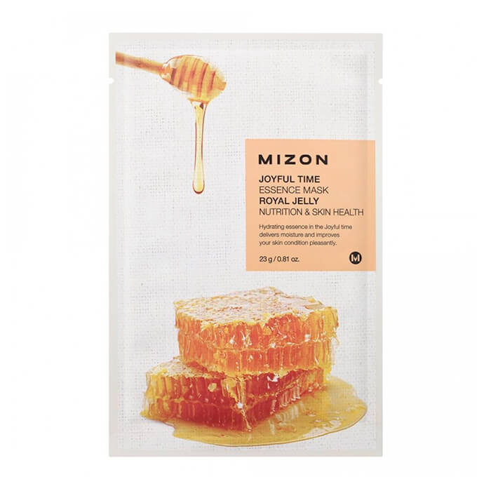 Тканевая маска для лица с экстрактом маточного молочка Mizon Joyful Time Essence Mask Royal Jelly
Тканевая маска для лица с экстрактом маточного молочка Mizon Joyful Time Essence Mask Royal Jelly