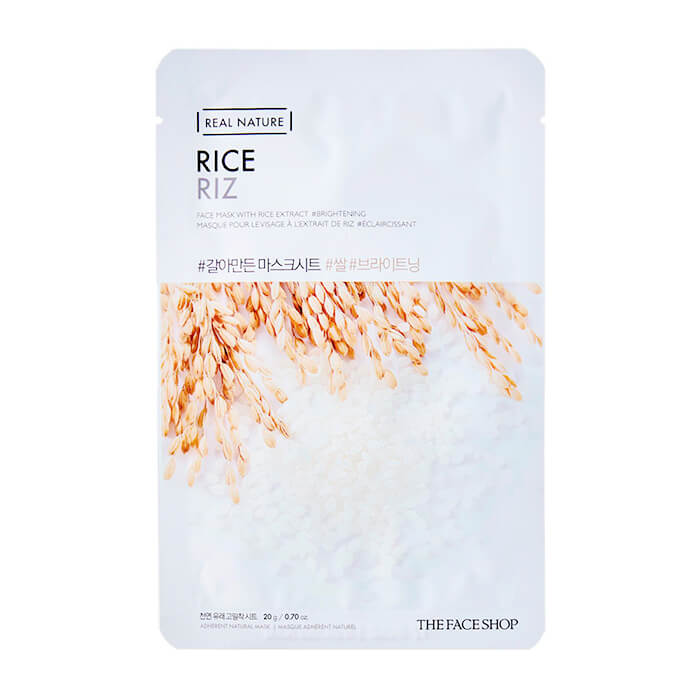 Тканевая маска с экстрактом риса The Face Shop Real Nature Rice Face Mask
Тканевая маска с экстрактом риса The Face Shop Real Nature Rice Face Mask