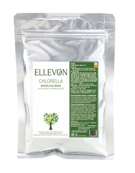 Альгинатная маска Ellevon c хлореллой 1000гр
Альгинатная маска Ellevon c хлореллой 1000гр