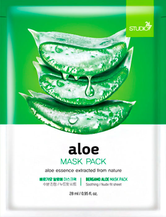 Тканевая маска для лица с экстрактом алоэ BERGAMO Aloe Mask Pack, 28ml
Тканевая маска для лица с экстрактом алоэ BERGAMO Aloe Mask Pack, 28ml