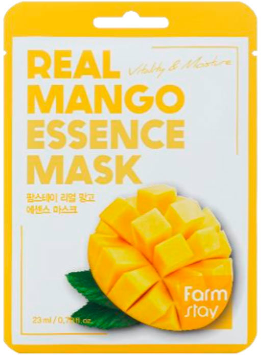 Тканевая маска для лица с экстрактом манго FarmStay Real Mango Essence Mask, 23ml
Тканевая маска для лица с экстрактом манго FarmStay Real Mango Essence Mask, 23ml