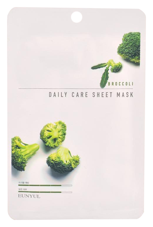 Тканевая маска для лица с экстрактом брокколи Eunyul Broccoli Daily Care Sheet Mask, 22g
Тканевая маска для лица с экстрактом брокколи Eunyul Broccoli Daily Care Sheet Mask, 22g