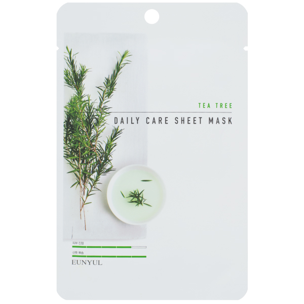 Тканевая маска для лица с экстрактом чайного дерева Eunyul Tea Tree Daily Care Sheet Mask, 22g
Тканевая маска для лица с экстрактом чайного дерева Eunyul Tea Tree Daily Care Sheet Mask, 22g