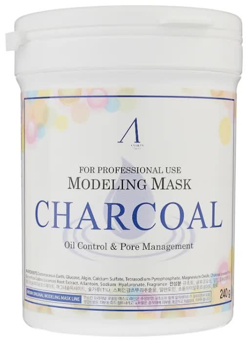 Маска альгинатная для жирной кожи с расширенными порами (банка) Anskin Charcoal Modeling Mask, container 240гр
Маска альгинатная для жирной кожи с расширенными порами (банка) Anskin Charcoal Modeling Mask, container 240гр