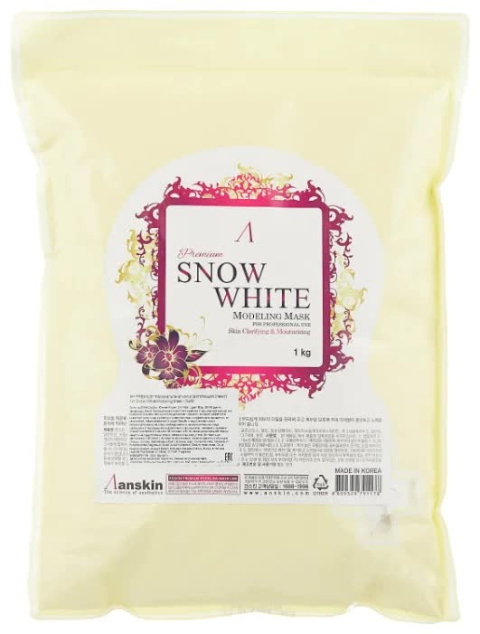 Маска альгинатная осветляющая (пакет) Anskin Snow White Modeling Mask, Refill 1кг
Маска альгинатная осветляющая (пакет) Anskin Snow White Modeling Mask, Refill 1кг