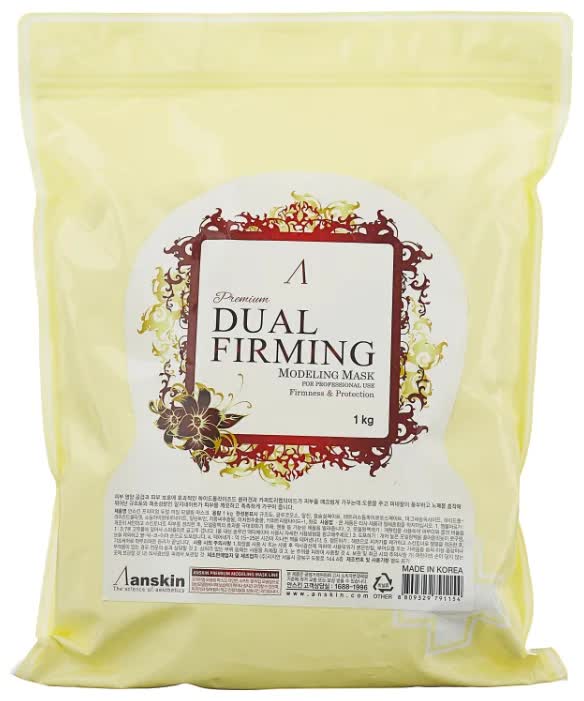 Маска альгинатная укрепляющая (пакет) Anskin Dual Firming Modeling Mask, Refill 1кг
Маска альгинатная укрепляющая (пакет) Anskin Dual Firming Modeling Mask, Refill 1кг
