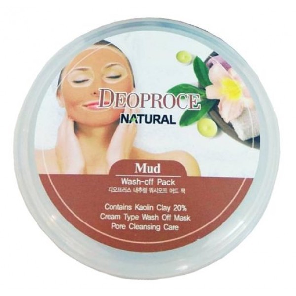 Маска для лица глиняная Deoproce Mud Wash-Off Pack 100гр
Маска для лица глиняная Deoproce Mud Wash-Off Pack 100гр