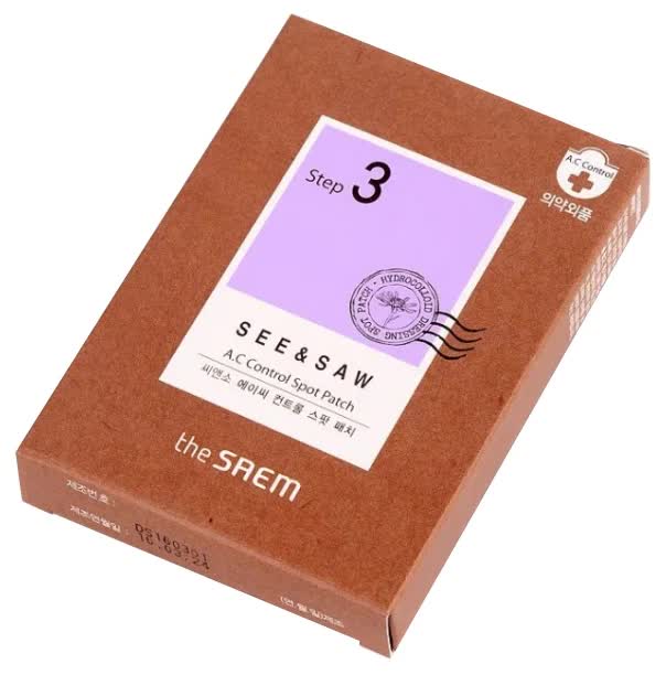 Патчи для проблемной кожи The Saem See & Saw A.C Control Spot Patch 2*12мм
Патчи для проблемной кожи The Saem See & Saw A.C Control Spot Patch 2*12мм