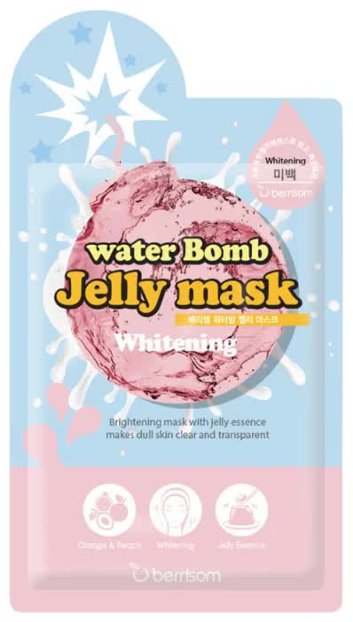 Маска для лица с желе осветляющая Berrisom Water Bomb Jelly Mask - Whitening 33мл
Маска для лица с желе осветляющая Berrisom Water Bomb Jelly Mask - Whitening 33мл