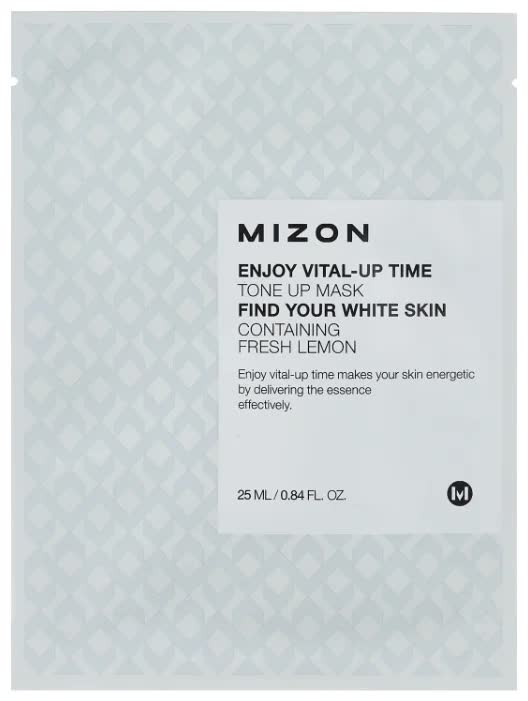 Осветляющая тканевая маска для лица Mizon Enjoy Vital Up Time Tone Up Mask
Осветляющая тканевая маска для лица Mizon Enjoy Vital Up Time Tone Up Mask