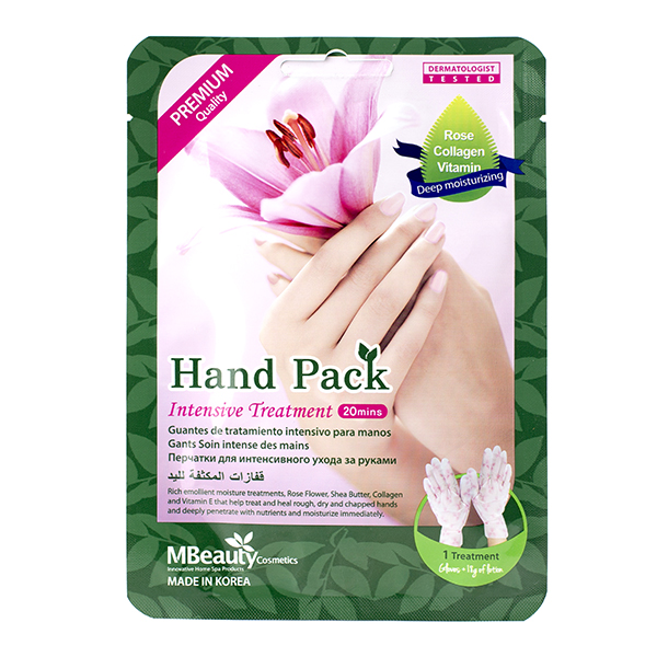 Тканевая маска для интенсивного ухода за руками MBeauty Hand Pack Intensive Treatment, 1 пара
Тканевая маска для интенсивного ухода за руками MBeauty Hand Pack Intensive Treatment, 1 пара