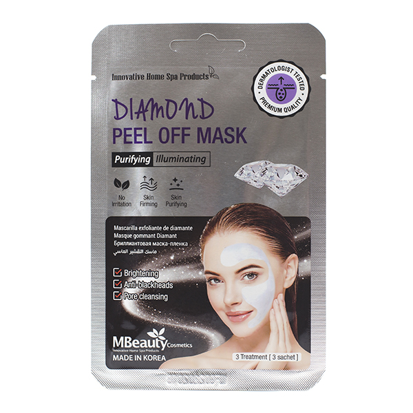 Маска-пленка с бриллиантовой пудрой для очищения пор MBeauty Diamond Peel Off Mask, 7г х 3шт
Маска-пленка с бриллиантовой пудрой для очищения пор MBeauty Diamond Peel Off Mask, 7г х 3шт