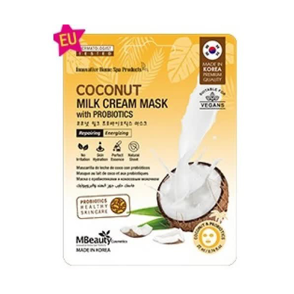 Маска тканевая с кокосовым молочком и пробиотиками MBeauty Coconut Milk Cream Mask With Probiotics, 22мл
Маска тканевая с кокосовым молочком и пробиотиками MBeauty Coconut Milk Cream Mask With Probiotics, 22мл
