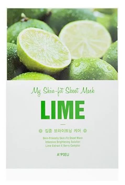 Маска для лица тканевая A'PIEU My Skin-Fit Sheet Mask (Lime) 25гр
Маска для лица тканевая A'PIEU My Skin-Fit Sheet Mask (Lime) 25гр