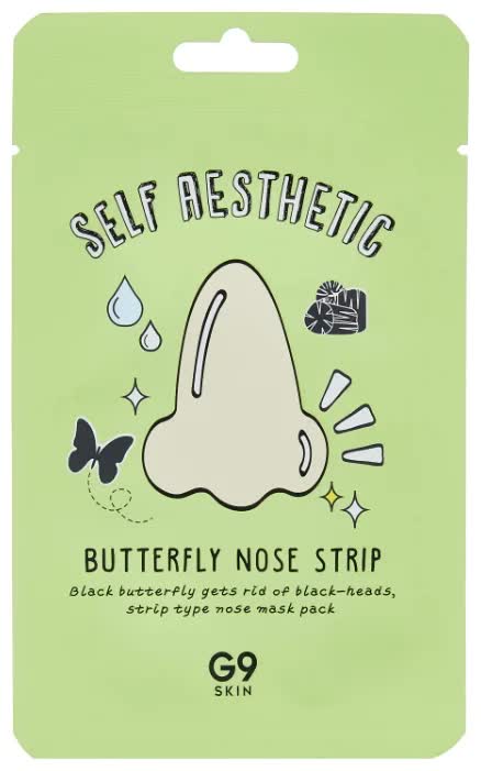 Очищающие полоски для носа G9SKIN Self Aesthetic Butterfly Nose Strip
Очищающие полоски для носа G9SKIN Self Aesthetic Butterfly Nose Strip