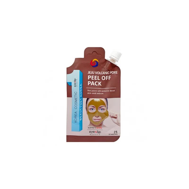 Маска-пленка очищающая Eyenlip Volcanic Pore Peel Off Pack 25 г
Маска-пленка очищающая Eyenlip Volcanic Pore Peel Off Pack 25 г