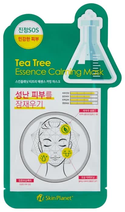 Маска для лица тканевая Mijin Cosmetics Skin Planet Tea Tree Essence Calming Mask 26 г
Маска для лица тканевая Mijin Cosmetics Skin Planet Tea Tree Essence Calming Mask 26 г