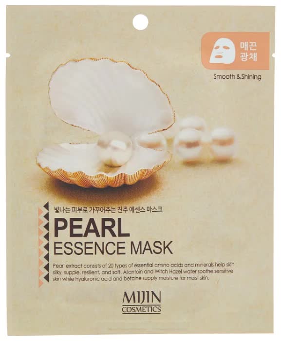 Маска для лица тканевая жемчуг Mijin Cosmetics Pearl Essence Mask 25 г
Маска для лица тканевая жемчуг Mijin Cosmetics Pearl Essence Mask 25 г