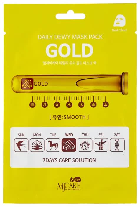 Маска тканевая для лица c золотом Mijin Cosmetics Mj Care Daily Dew Mask Pack Gold 25 г
Маска тканевая для лица c золотом Mijin Cosmetics Mj Care Daily Dew Mask Pack Gold 25 г