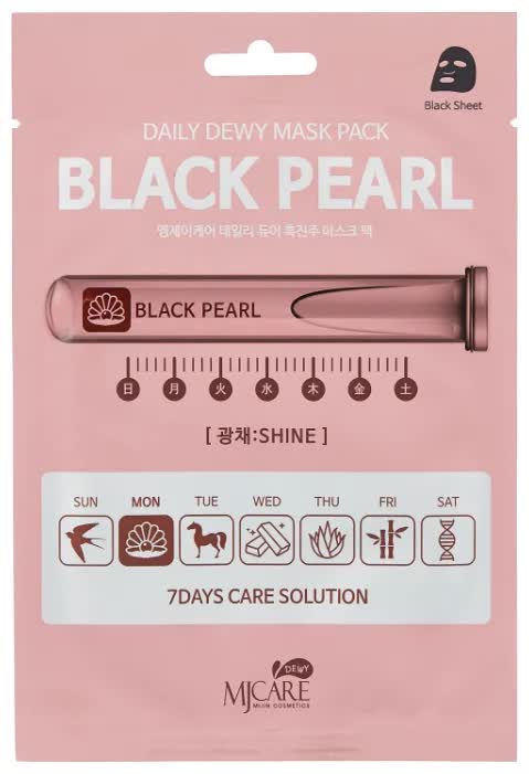 Маска тканевая для лица Mijin Cosmetics Mj Care Daily Dew Mask Pack Black Pearl 25 г
Маска тканевая для лица Mijin Cosmetics Mj Care Daily Dew Mask Pack Black Pearl 25 г