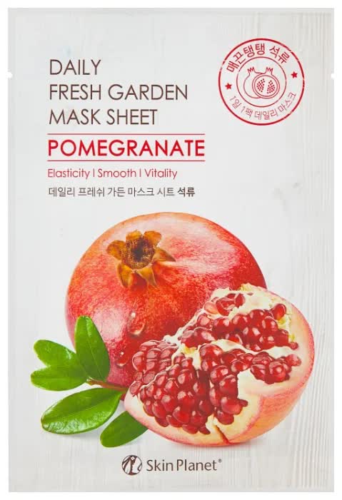 Маска тканевая для лица Mijin Cosmetics Skin Planet Daily Fresh Garden Mask Sheet Pomegranate 25 г
Маска тканевая для лица Mijin Cosmetics Skin Planet Daily Fresh Garden Mask Sheet Pomegranate 25 г