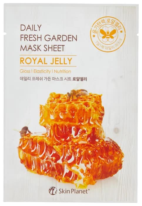 Маска тканевая для лица Mijin Cosmetics Skin Planet Daily Fresh Garden Mask Sheet Royal Jelly 25 г
Маска тканевая для лица Mijin Cosmetics Skin Planet Daily Fresh Garden Mask Sheet Royal Jelly 25 г
