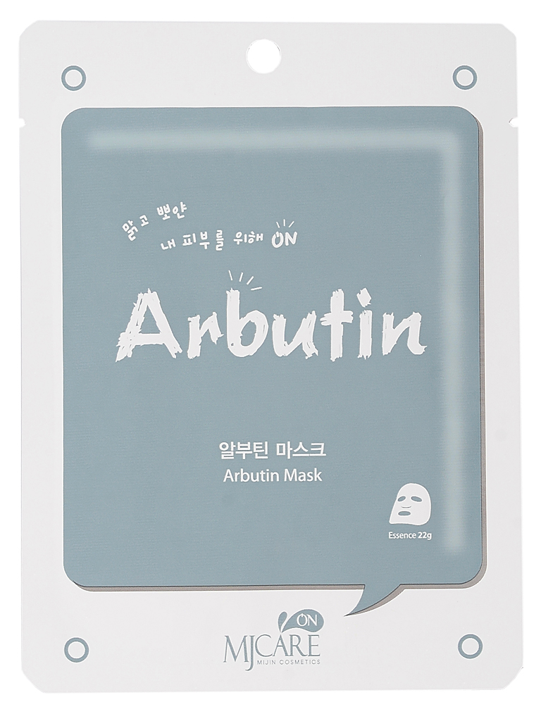 Маска тканевая для лица с арбутином Mijin Cosmetics MJ on Arbutin Mask Pack 22 г
Маска тканевая для лица с арбутином Mijin Cosmetics MJ on Arbutin Mask Pack 22 г