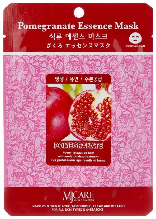 Маска тканевая для лица с экстрактом граната Mijin Cosmetics Pomegranate Essence Mask 23 г
Маска тканевая для лица с экстрактом граната Mijin Cosmetics Pomegranate Essence Mask 23 г