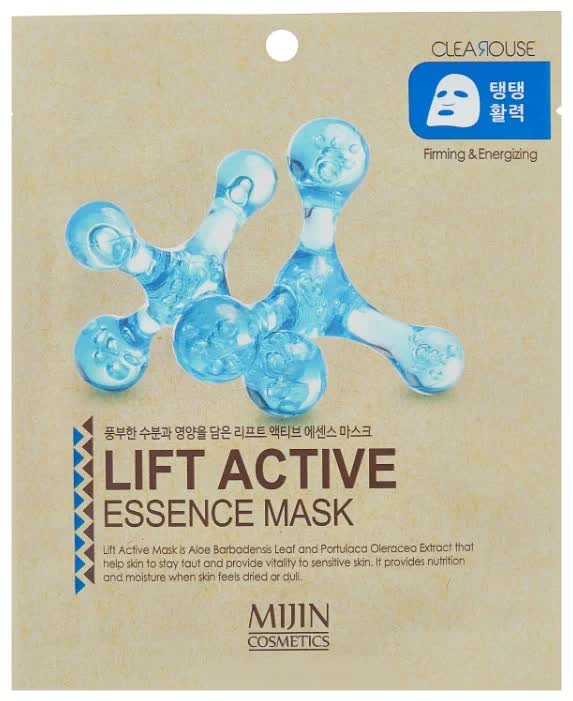 Маска тканевая для лица с эффектом лифтинга Mijin Cosmetics Lift Active Essence Mask 25 г
Маска тканевая для лица с эффектом лифтинга Mijin Cosmetics Lift Active Essence Mask 25 г