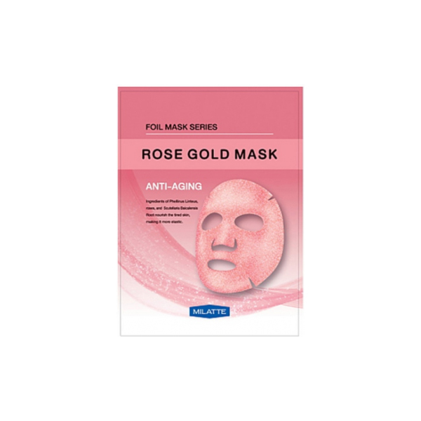 Маска на тканевой основе для лица антивозрастная Milatte Rose Gold Mask Anti-Aging 23 г
Маска на тканевой основе для лица антивозрастная Milatte Rose Gold Mask Anti-Aging 23 г