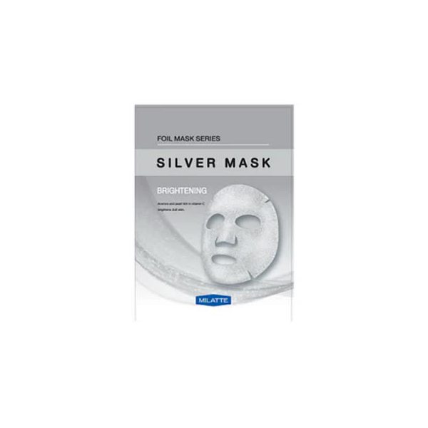 Маска на тканевой основе для лица осветляющая Milatte Silver Mask Brightening 23 г
Маска на тканевой основе для лица осветляющая Milatte Silver Mask Brightening 23 г