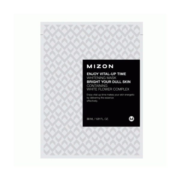 Маска листовая для лица осветляющая Milatte Enjoy Vital-Up Time Whitening Mask 30 мл
Маска листовая для лица осветляющая Milatte Enjoy Vital-Up Time Whitening Mask 30 мл