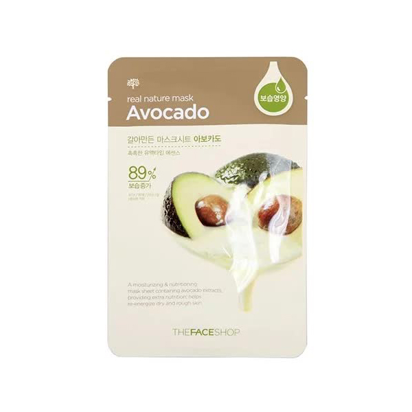 Маска для лица тканевая The Face Shop Real Nature Mask Sheet Avocado
Маска для лица тканевая The Face Shop Real Nature Mask Sheet Avocado